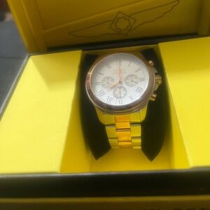 Gold and Silver Men's Watch
